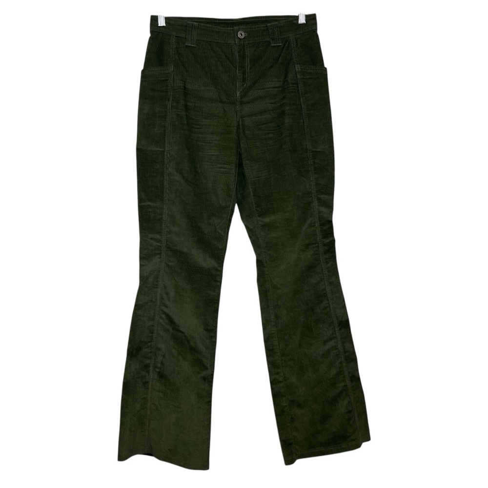 Kuhl Lydia Corduroy Pants Straight Leg Gorpcore Outdoor Womens 8 Reg Green